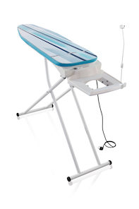 Leifheit Table à repasser Air Board Table Compact, mini table de repassage  73 x 30 cm avec housse Thermo Reflect pour repassage rapide, petite planche  à repasser ultra-légère, pour fers à repasser 
