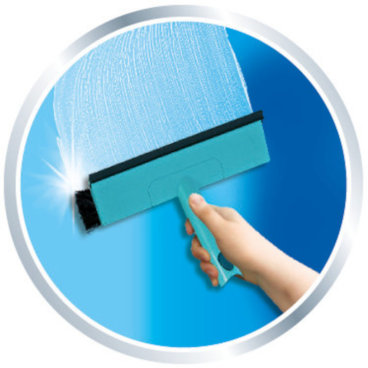 Leifheit ensemble de nettoyage pour vitre, manche télescopique 190 cm avec  articulation + Lave-vitres compact, vert (51127-Click) - Livea Sanitaire