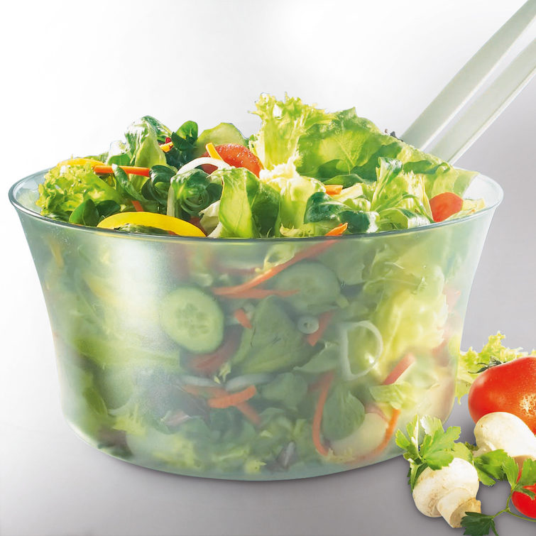 Leifheit Essoreuse à salade en acier inox, égoutteur à salade manuel avec  mécanisme unique, panier à salade élégant avec socle en silicone  antidérapant : : Cuisine et Maison